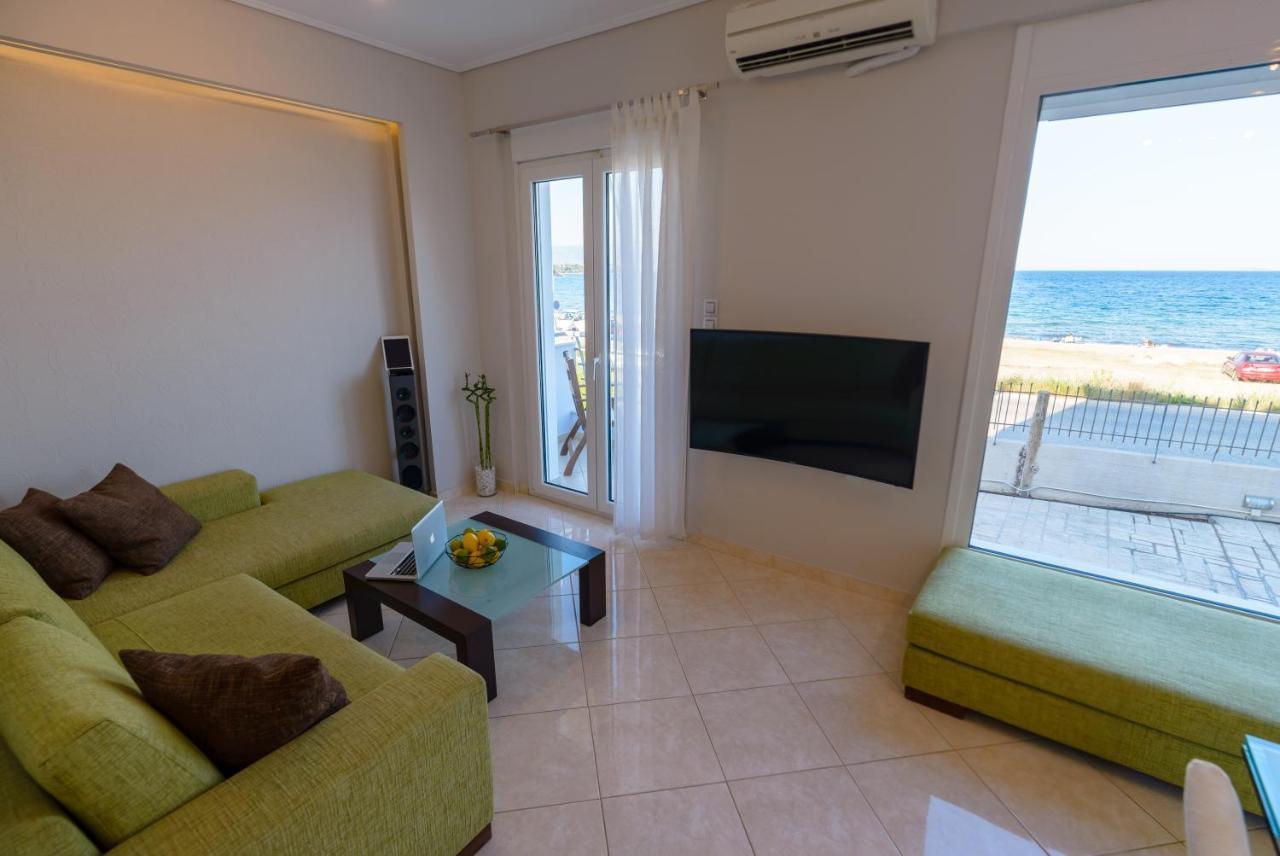 Lemoni Luxury Residence In Front Of The Sea Kechries ภายนอก รูปภาพ